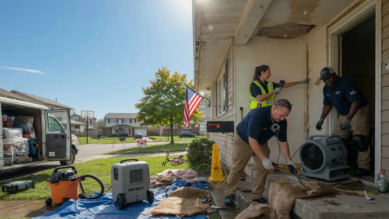 Water Damage Restoration in Williamsville, IL near me